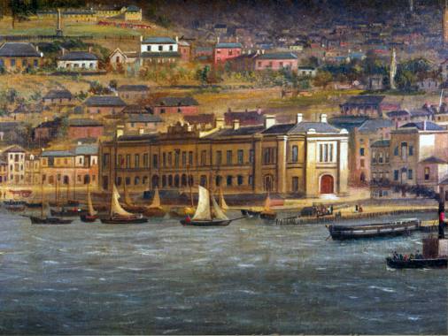 Painting of Parliament House 1856