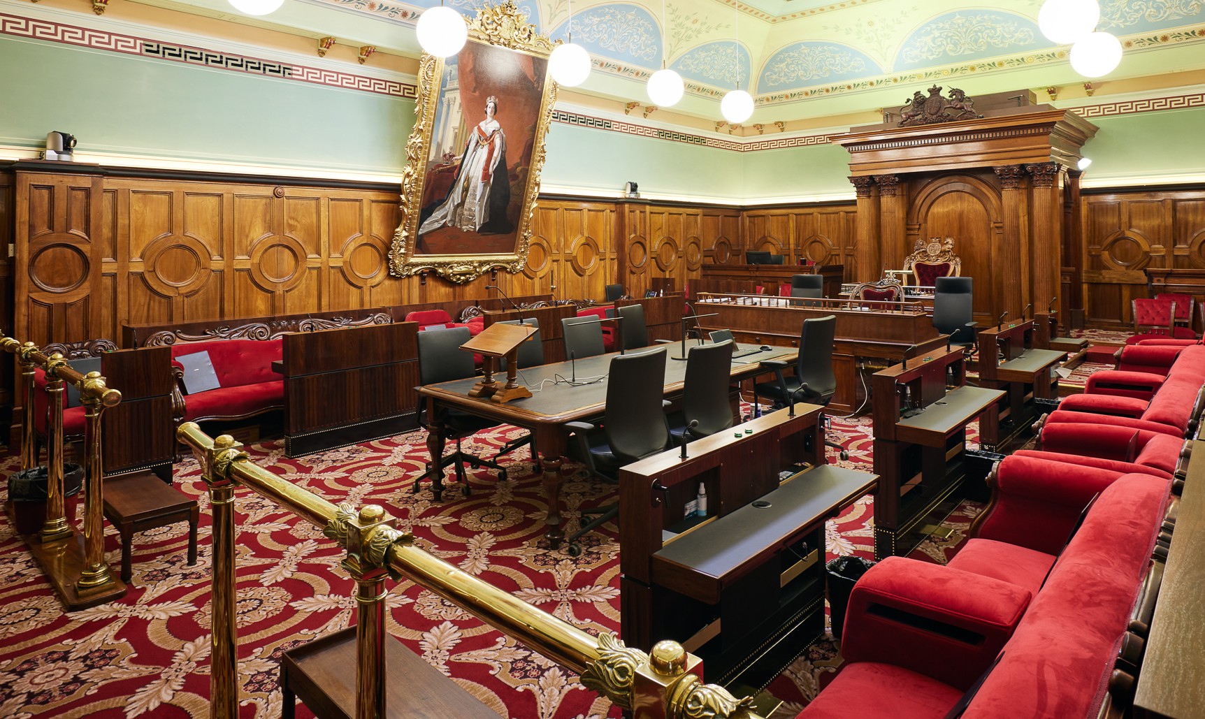 Photo of the Tasmanian Legislative Council chamber c.2020s