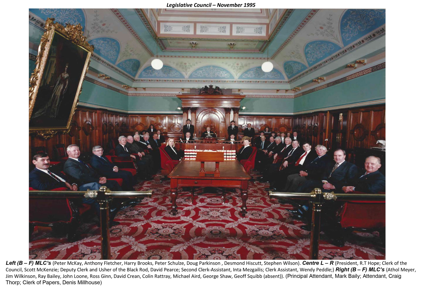 Legislative Council - November 1995