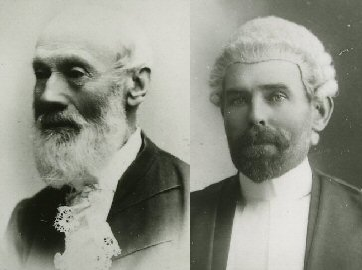 Past Ushers of the Black Rod George Evans and John Reid