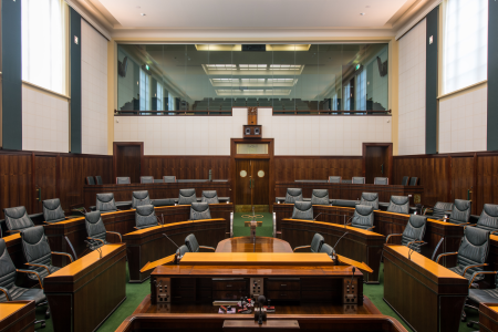 The House of Assembly Chamber from the Speaker’s Chair