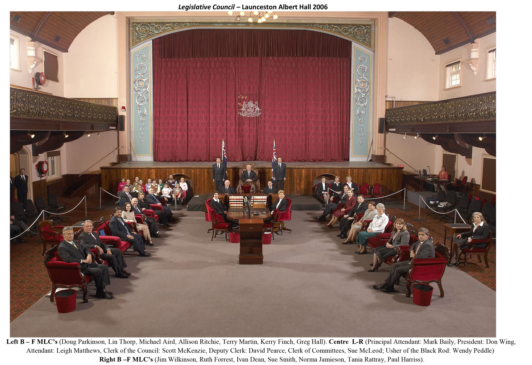 Regional Parliament - Launceston - Albert Hall 2006